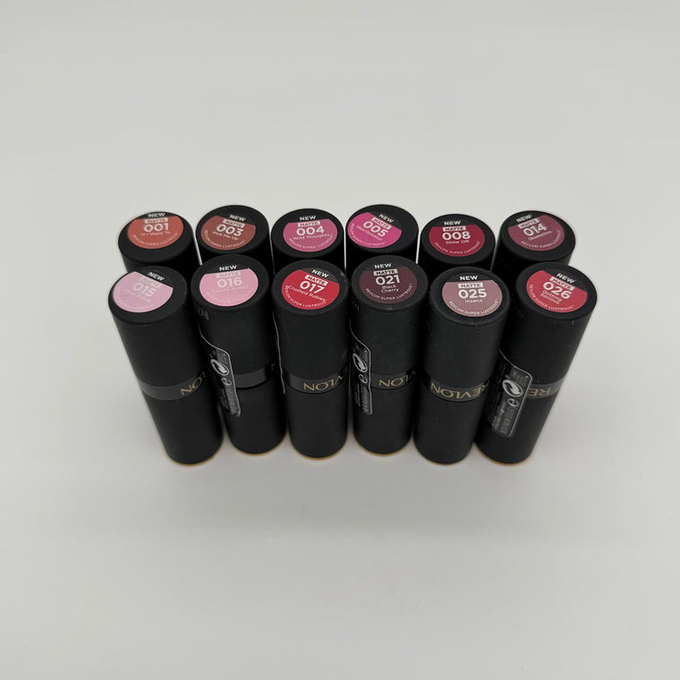 WHOLESALE REVLON SUPER LUSTROUS THE LUSCIOUS MATTES LIPSTICK 0.74 OZ - ASSORTED COLORS - 72 PIECE LOT