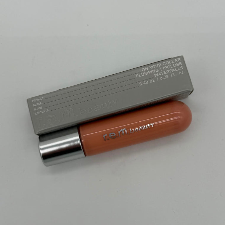 WHOLESALE R.E.M. BEAUTY ON YOUR COLLAR PLUMPING LIP GLOSS 0.28 OZ - WATERFALLS - 42 PIECE LOT