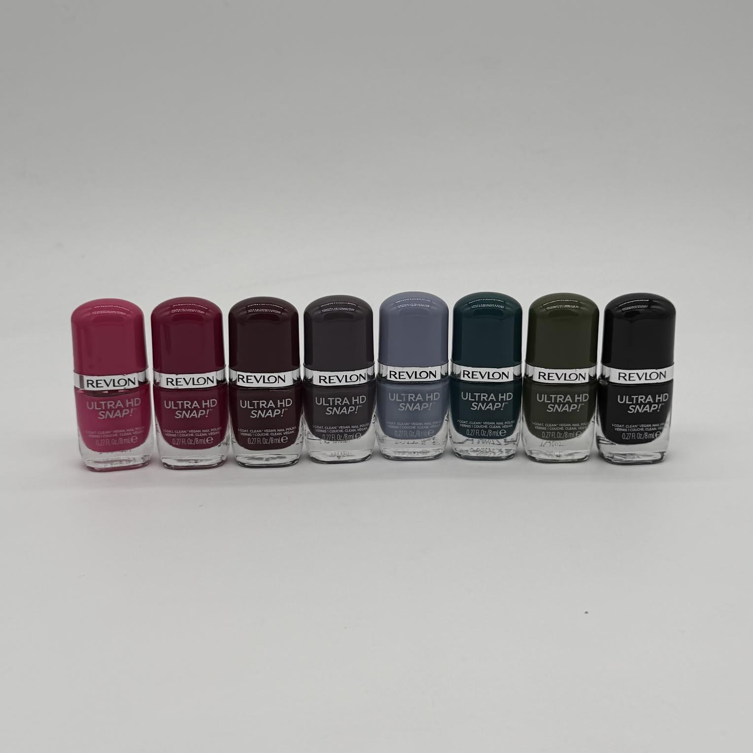 WHOLESALE REVLON ULTRA HD SNAP! NAIL POLISH 0.27 OZ - ASSORTED COLORS - 100 PIECE LOT