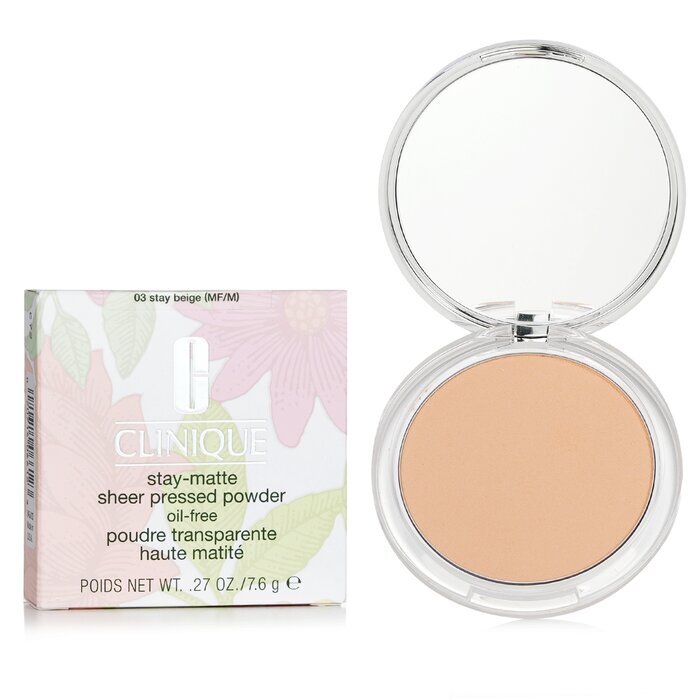 WHOLESALE CLINIQUE STAY-MATTE SHEER PRESSED POWDER 0.27 OZ - STAY BEIGE 03 - 48 PIECE LOT
