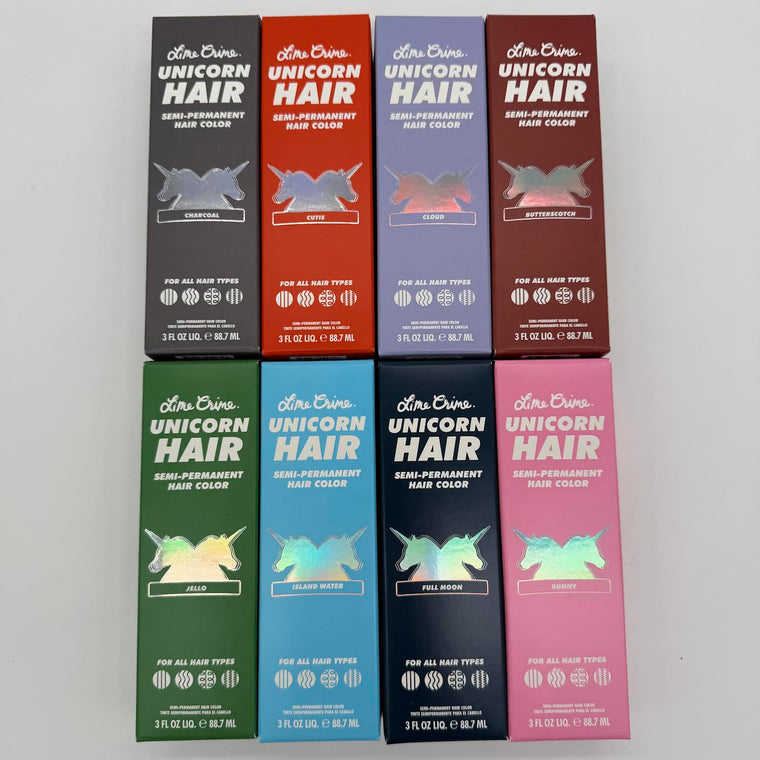 WHOLESALE LIME CRIME UNICORN HAIR SEMI-PERMANENT HAIR COLOR 3 OZ - ASSORTED SHADES - 48 PIECE LOT
