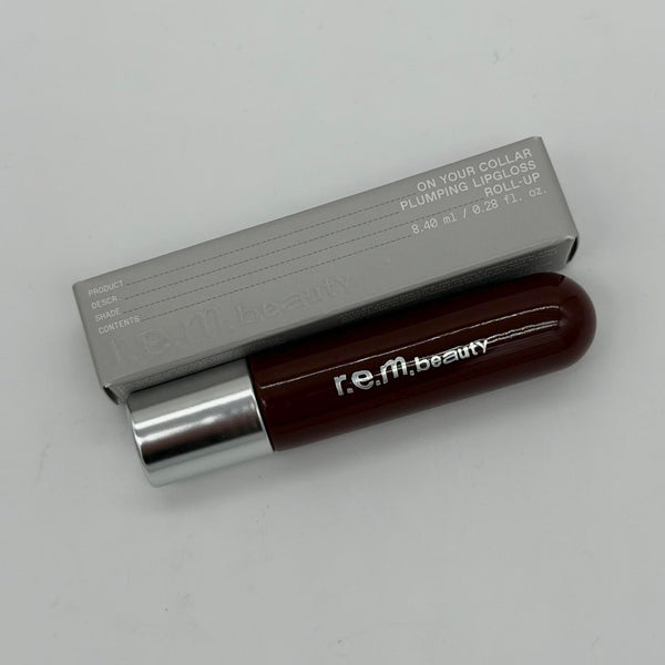 WHOLESALE R.E.M. BEAUTY ON YOUR COLLAR PLUMPING LIP GLOSS 0.28 OZ - ROLL-UP - 42 PIECE LOT