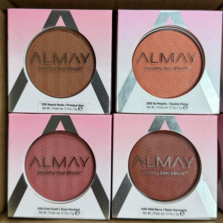 WHOLESALE ALMAY HEALTHY HUE BLUSH 0.32 OZ - ASSORTED COLORS - 48 PIECE LOT