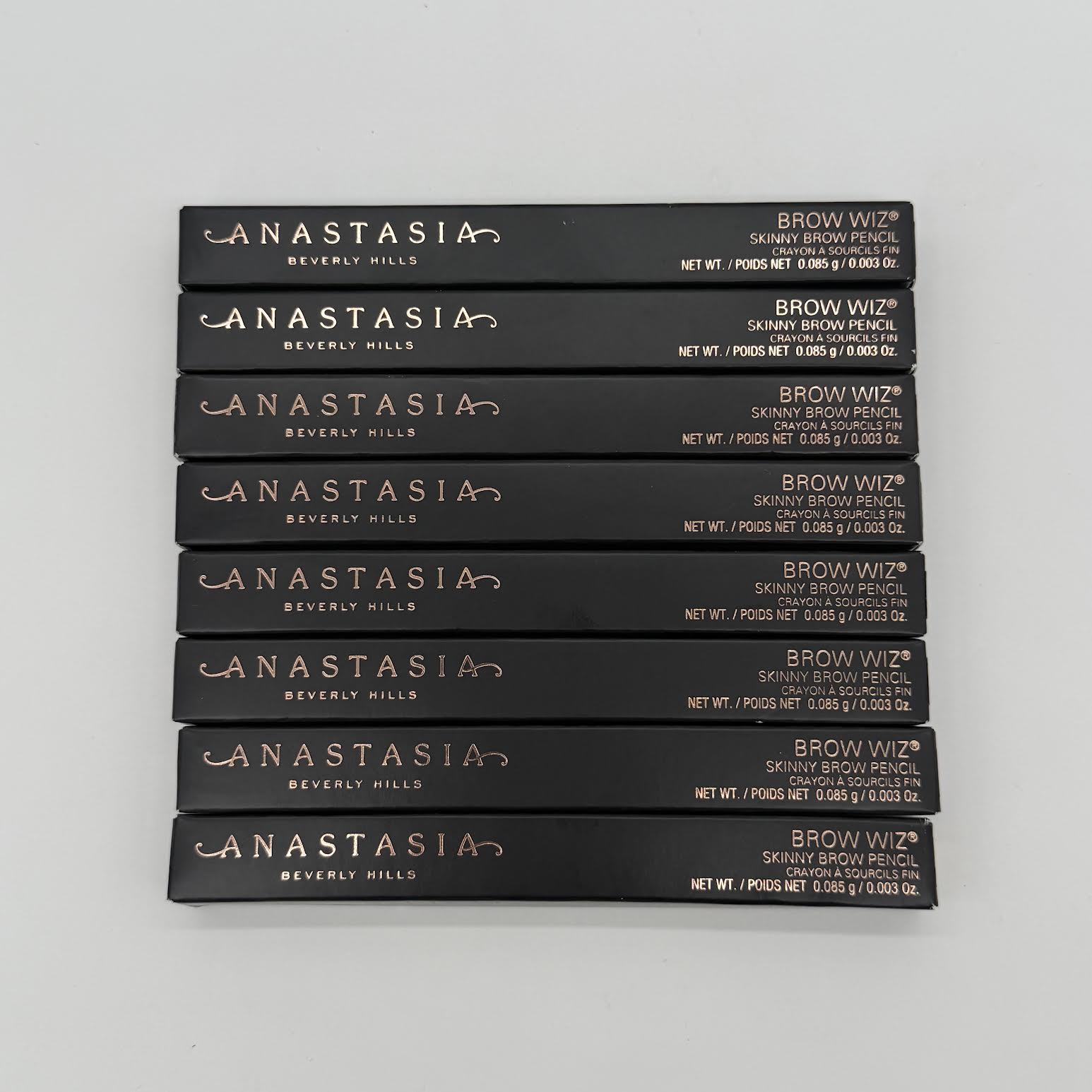 WHOLESALE ANASTASIA BEVERLY HILLS BROW WIZ SKINNY BROW PENCIL 0.003 OZ - ASSORTED - 50 PIECE LOT