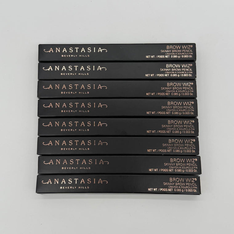 WHOLESALE ANASTASIA BEVERLY HILLS BROW WIZ SKINNY BROW PENCIL 0.003 OZ - ASSORTED - 50 PIECE LOT