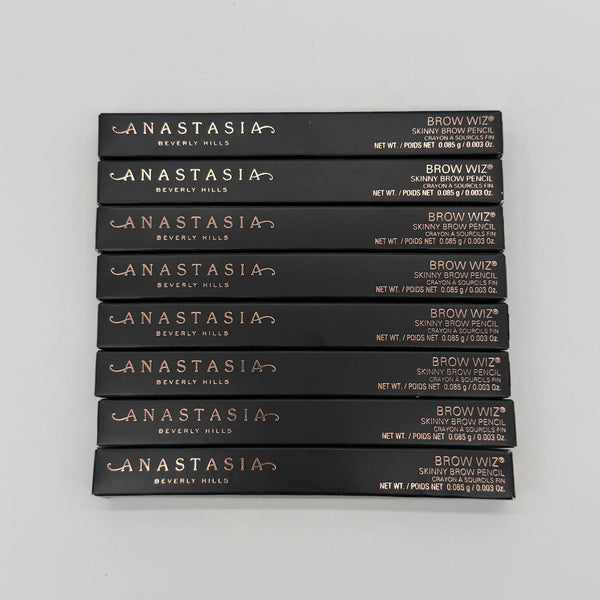 WHOLESALE ANASTASIA BEVERLY HILLS BROW WIZ SKINNY BROW PENCIL 0.003 OZ - ASSORTED - 50 PIECE LOT