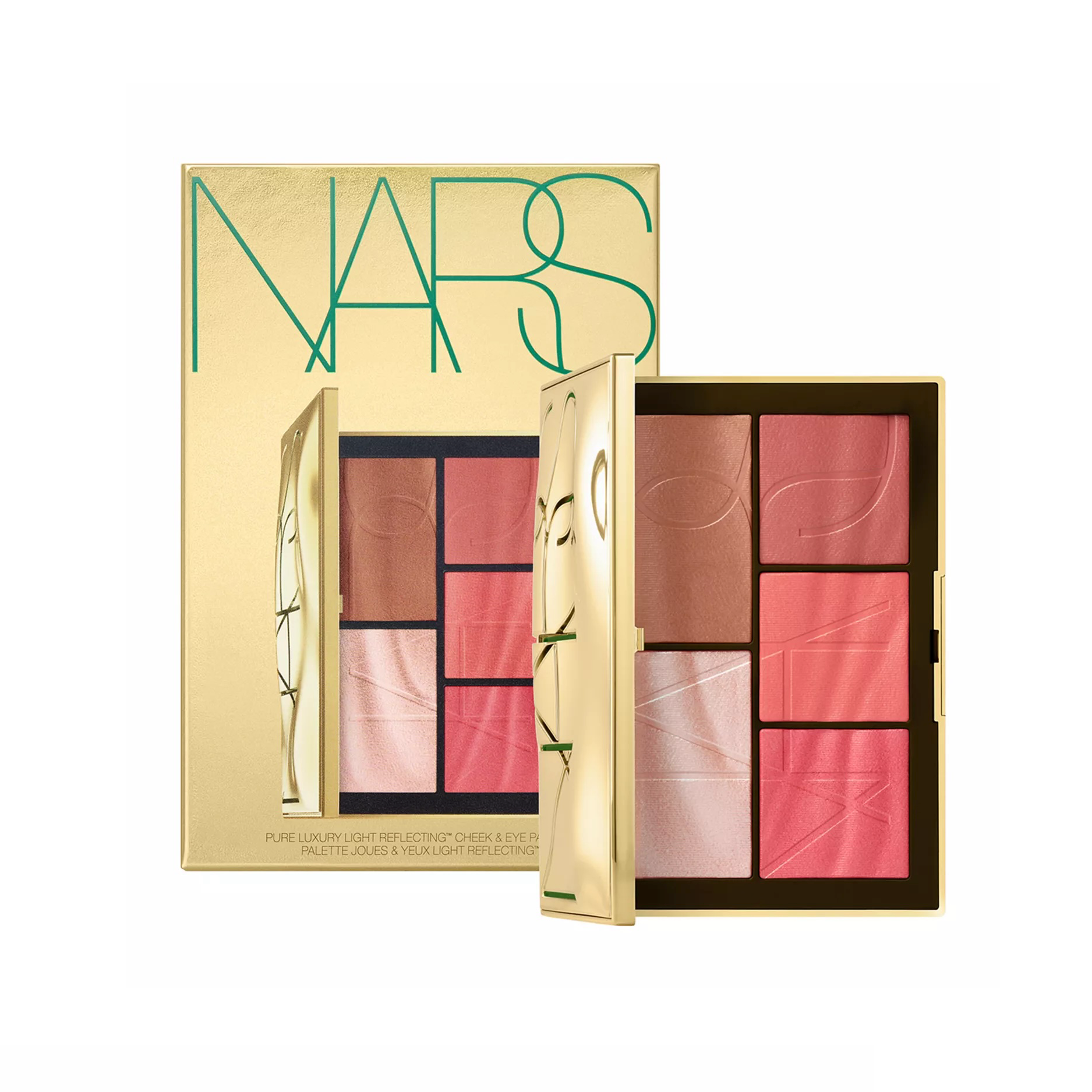 WHOLESALE NARS PURE LUXURY LIGHT REFLECTING CHEEK & EYE PALETTE I - LIGHT TO MEDIUM - 48 PIECE LOT