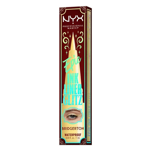 WHOLESALE NYX BRIDGERTON ROYAL EPIC LINER GLITZ 0.03 OZ - GITZED IN GOLD - 72 PIECE LOT