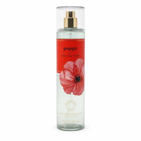 WHOLESALE BATH & BODY WORKS POPPY FINE FRAGRANCE MIST 8 OZ - 48 PIECE LOT