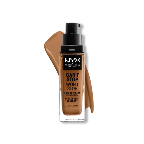 WHOLESALE NYX CAN'T STOP WON'T STOP FULL COVERAGE FOUNDATION 1 OZ - ALMOND 15.3 - 72 PIECE LOT