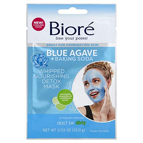 WHOLESALE BIORE BLUE AGAVE + BAKING SODA WHIPPED NOURISHING DETOX MASK 0.53 OZ - 100 PIECE LOT