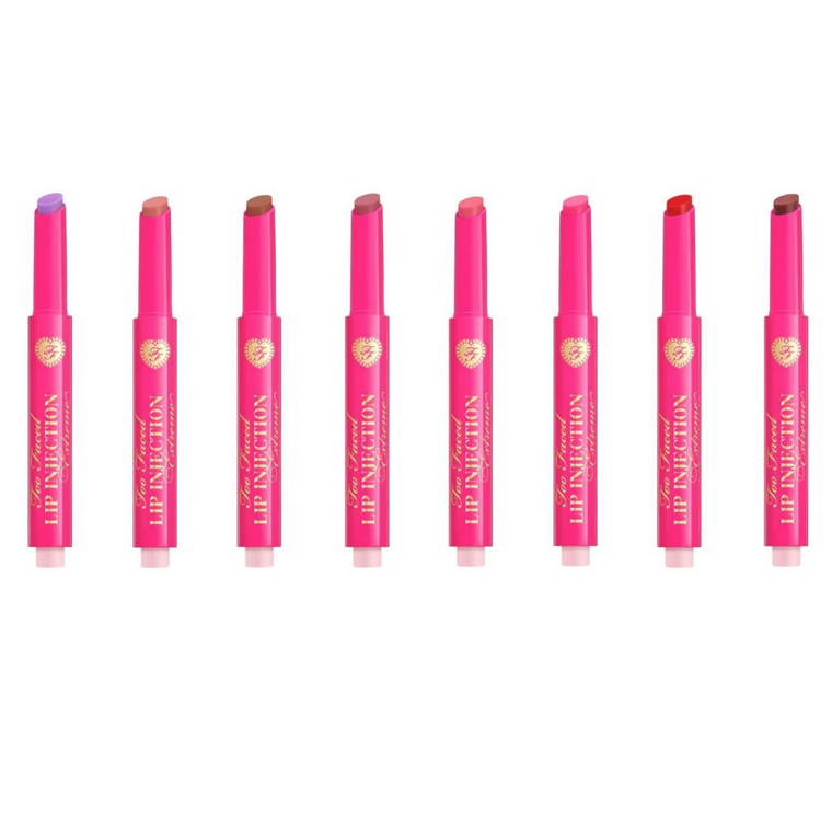WHOLESALE TOO FACED LIP INJECTION EXTREME PLUMPING CLICKS LIP GLOSS 0.05 OZ - ASSORTED COLORS - 50 PIECE LOT