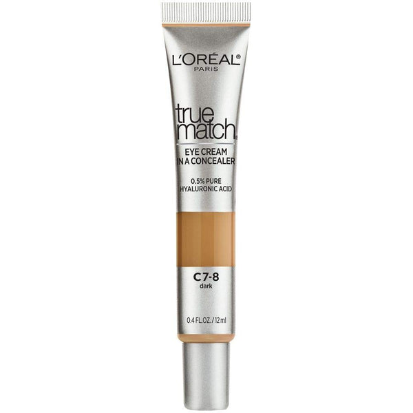 WHOLESALE LOREAL TRUE MATCH EYE CREAM IN A CONCEALER 0.4 OZ - DARK C7-8 - 72 PIECE LOT