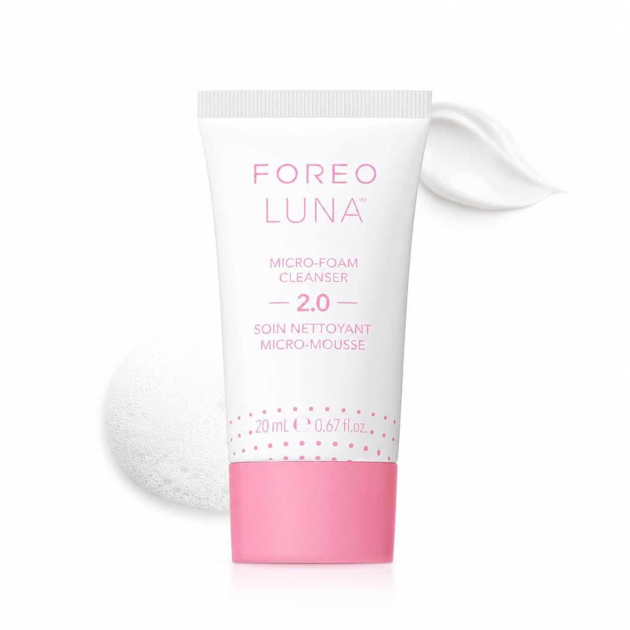 WHOLESALE FOREO LUNA MICRO-FOAM CLEANSER 2.0, 0.67 OZ - 48 PIECE LOT