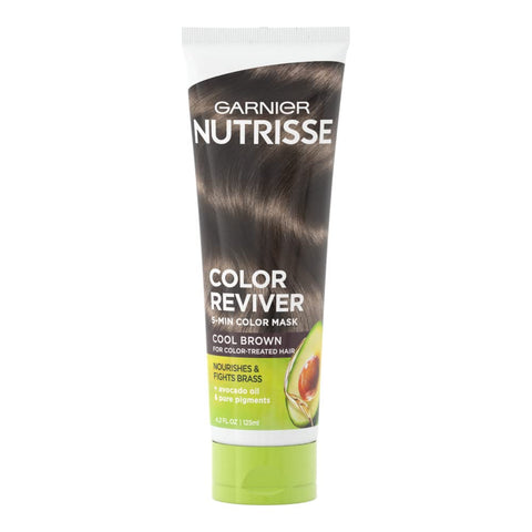WHOLESALE GARNIER NUTRISSE COLOR REVIVER 5-MIN COLOR MASK 4.2 OZ - COOL BROWN - 48 PIECE LOT