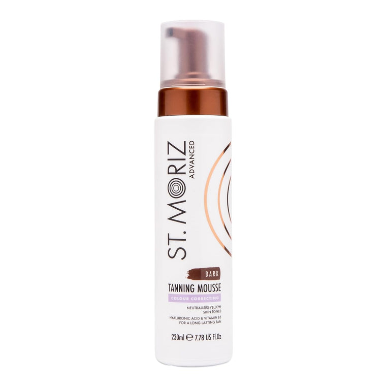 WHOLESALE ST. MORIZ ADVANCED TANNING MOUSSE COLOR CORRECTING 7.78 OZ - DARK - 48 PIECE LOT