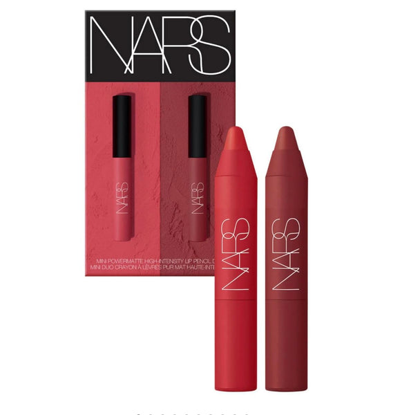 WHOLESALE NARS MINI POWERMATTE HIGH-INTENSITY LIP PENCIL DUO SET - 50 PIECE LOT