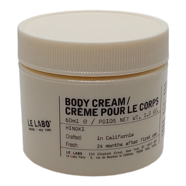 WHOLESALE LE LABO HINOKI BODY CREAM 2 OZ - 48 PIECE LOT