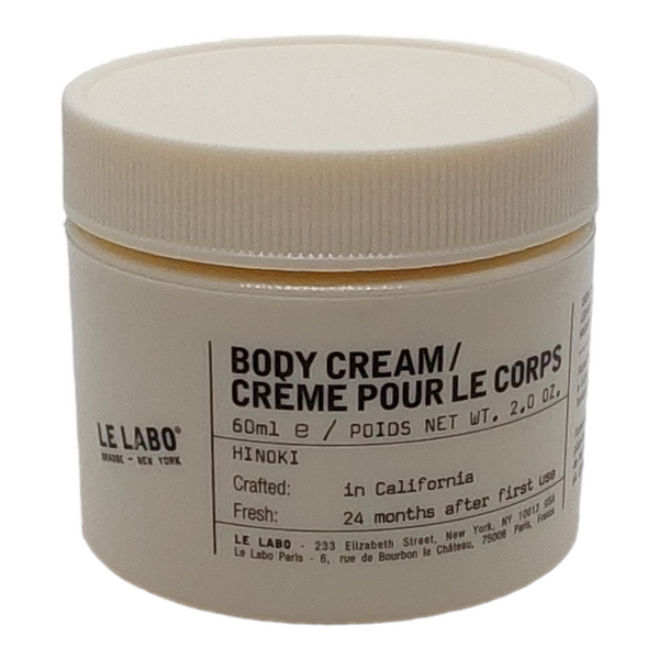 WHOLESALE LE LABO HINOKI BODY CREAM 2 OZ - 48 PIECE LOT