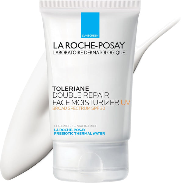 WHOLESALE LA ROCHE-POSAY TOLERIANE DOUBLE REPAIR FACE MOISTURIZER UV SPF 30, 3.38 OZ - 48 PIECE LOT