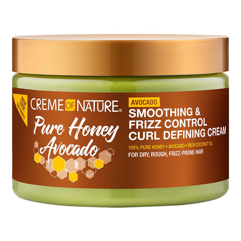 WHOLESALE CREME OF NATURE PURE HONEY AVOCADO SMOOTHING & FRIZZ CONTROL CURL DEFINING CREAM 11.5 OZ - 48 PIECE LOT