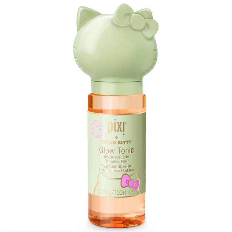 WHOLESALE PIXI + HELLO KITTY GLOW TONIC 5% GLYCOLIC ACID 3.4 OZ - 48 PIECE LOT
