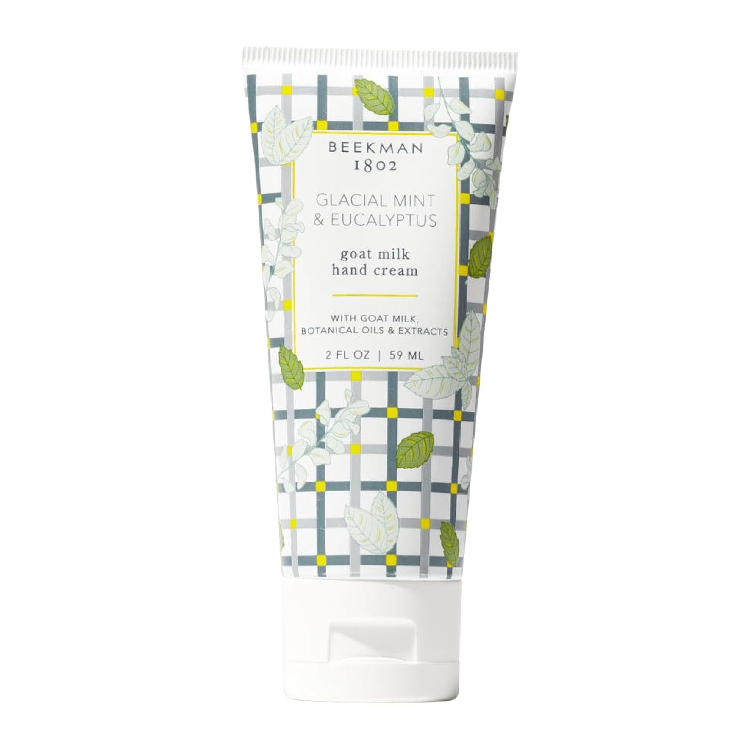 WHOLESALE BEEKMAN 1802 GLACIAL MINT & EUCALYPTUS GOAT MILK HAND CREAM 2 OZ - 48 PIECE LOT