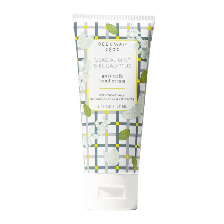 WHOLESALE BEEKMAN 1802 GLACIAL MINT & EUCALYPTUS GOAT MILK HAND CREAM 2 OZ - 48 PIECE LOT