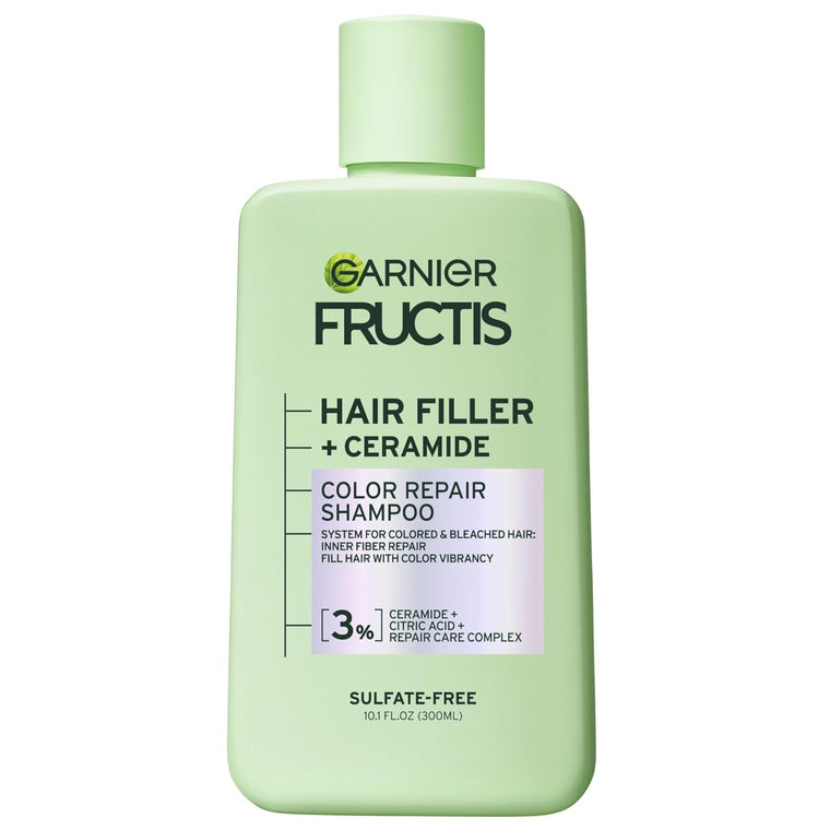 WHOLESALE GARNIER FRUCTIS HAIR FILLER + CERAMIDE COLOR REPAIR SHAMPOO 10.1 OZ - 48 PIECE LOT