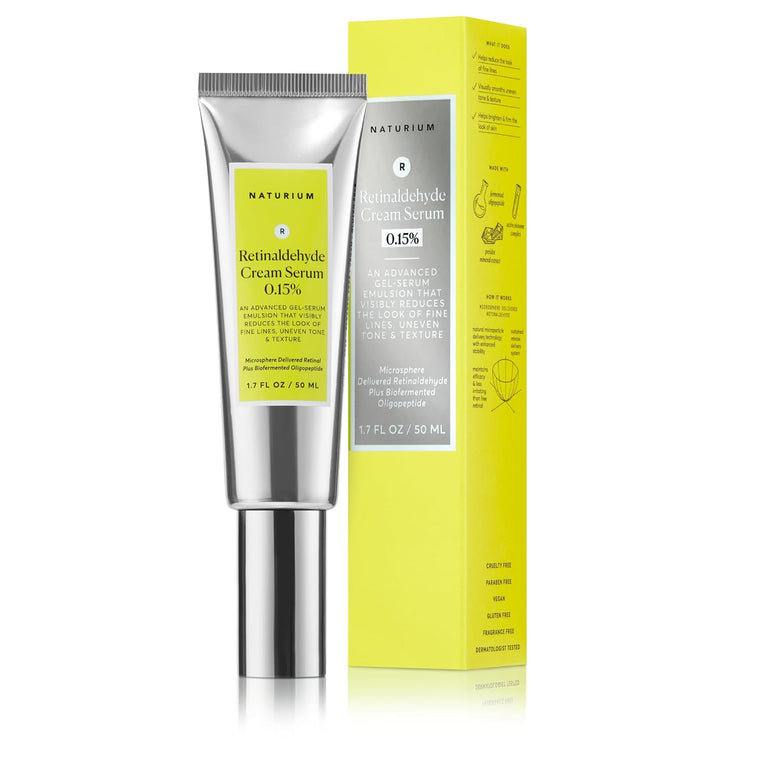 WHOLESALE NATURIUM RETINALDEHYDE CREAM SERUM 0.15%, 1.7 OZ - 48 PIECE LOT