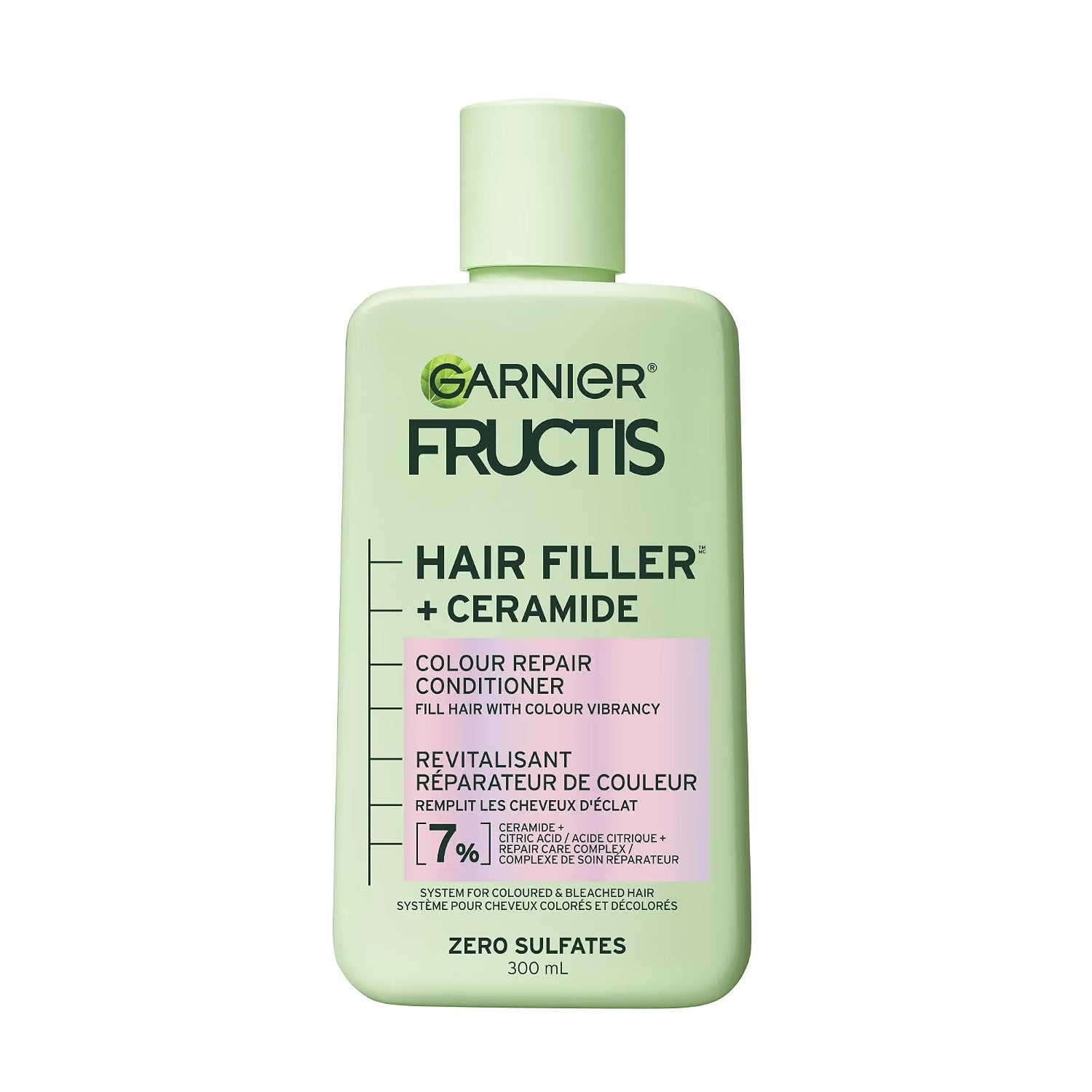 WHOLESALE GARNIER FRUCTIS HAIR FILLER + CERAMIDE COLOUR REPAIR CONDITIONER 10.1 OZ - 48 PIECE LOT