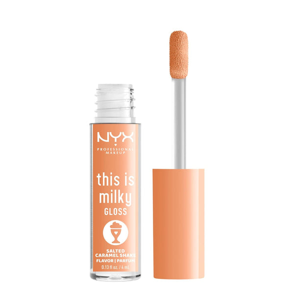 WHOLESALE NYX THIS IS MILKY LIP GLOSS 0.13 OZ - SALTED CARAMEL SHAKE - 72 PIECE LOT