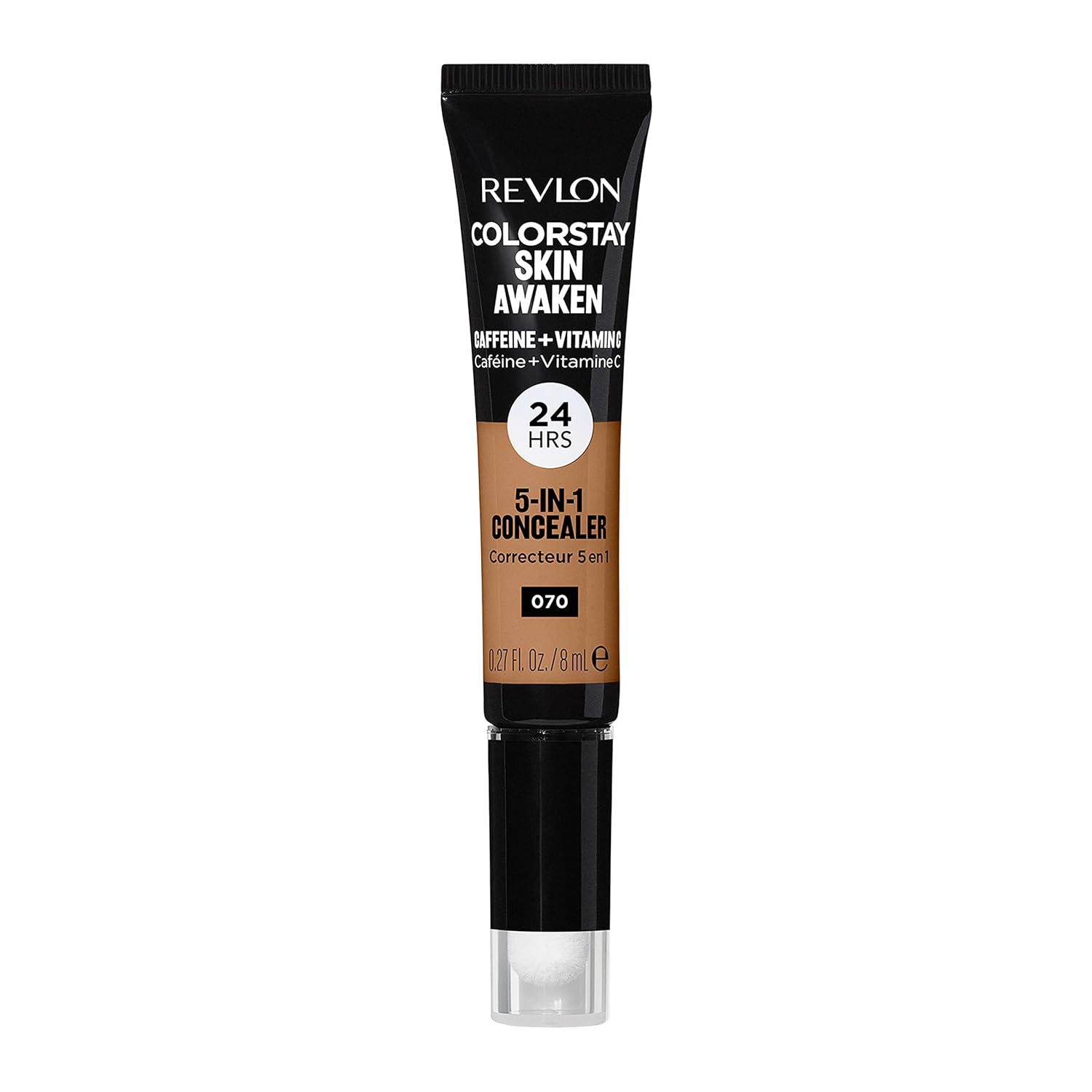 WHOLESALE REVLON SKIN AWAKEN 5-IN-1 CONCEALER 0.27 OZ - NUTMEG 070 - 48 PIECE LOT