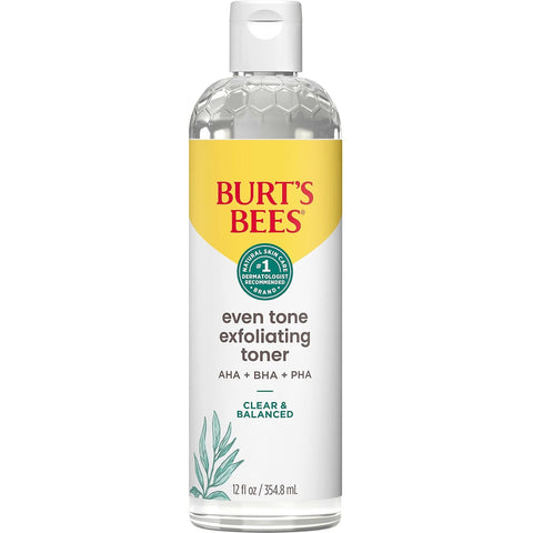 WHOLESALE BURT'S BEES EVEN TONE EXFOLIATING TONER 8 OZ - 48 PIECE LOT