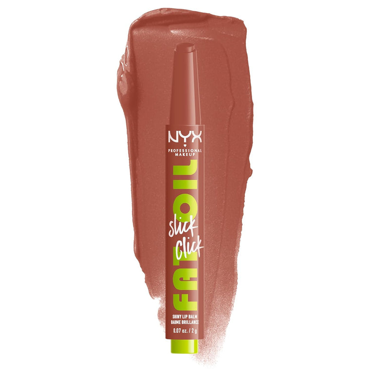 WHOLESALE NYX SLICK CLICK FAT OIL SHINY LIP BALM 0.07 OZ - VERIFIED 16 - 72 PIECE LOT