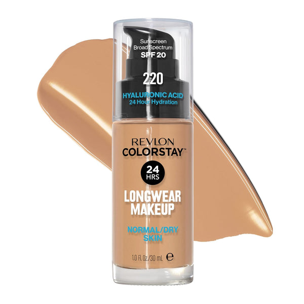 WHOLESALE REVLON COLORSTAY MAKEUP NORMAL/DRY SKIN 1 OZ - NATURAL BEIGE 220 - 48 PIECE LOT