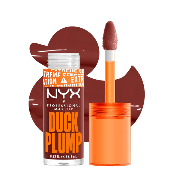 WHOLESALE NYX DUCK PLUMP HIGH PIGMENT PLUMPING LIP GLOSS 0.23 OZ - WINE NOT 16 - 72 PIECE LOT