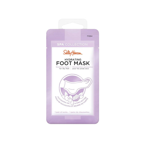 WHOLESALE SALLY HANSEN HYDRATING FOOT MASK SOOTHING SOCKS 1 PAIR - 48 PIECE LOT