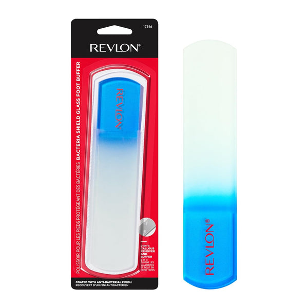WHOLESALE REVLON BACTERIA SHIELD GLASS FOOT BUFFER 17546 - 48 PIECE LOT