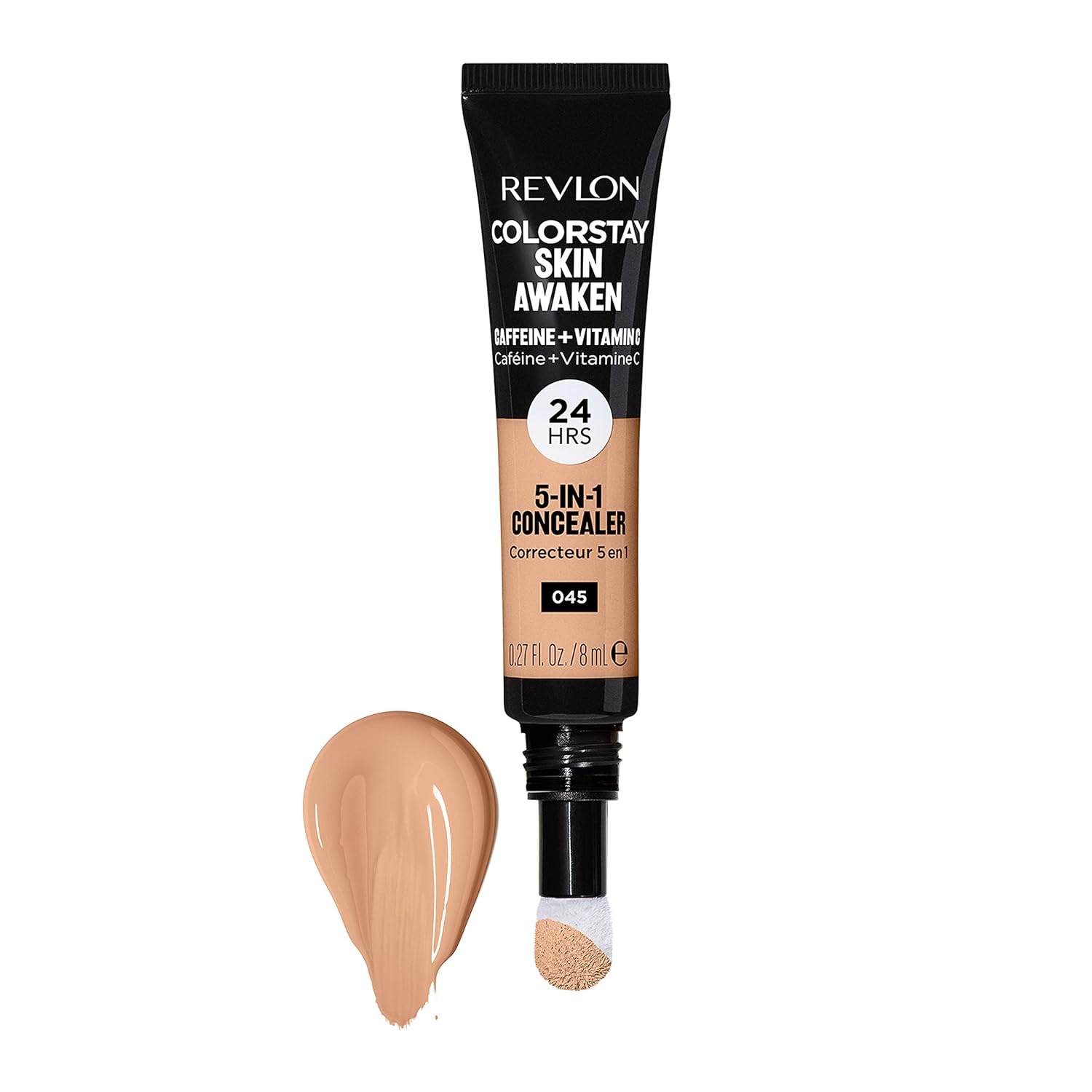 WHOLESALE REVLON SKIN AWAKEN 5-IN-1 CONCEALER 0.27 OZ - HONEY 045 - 48 PIECE LOT