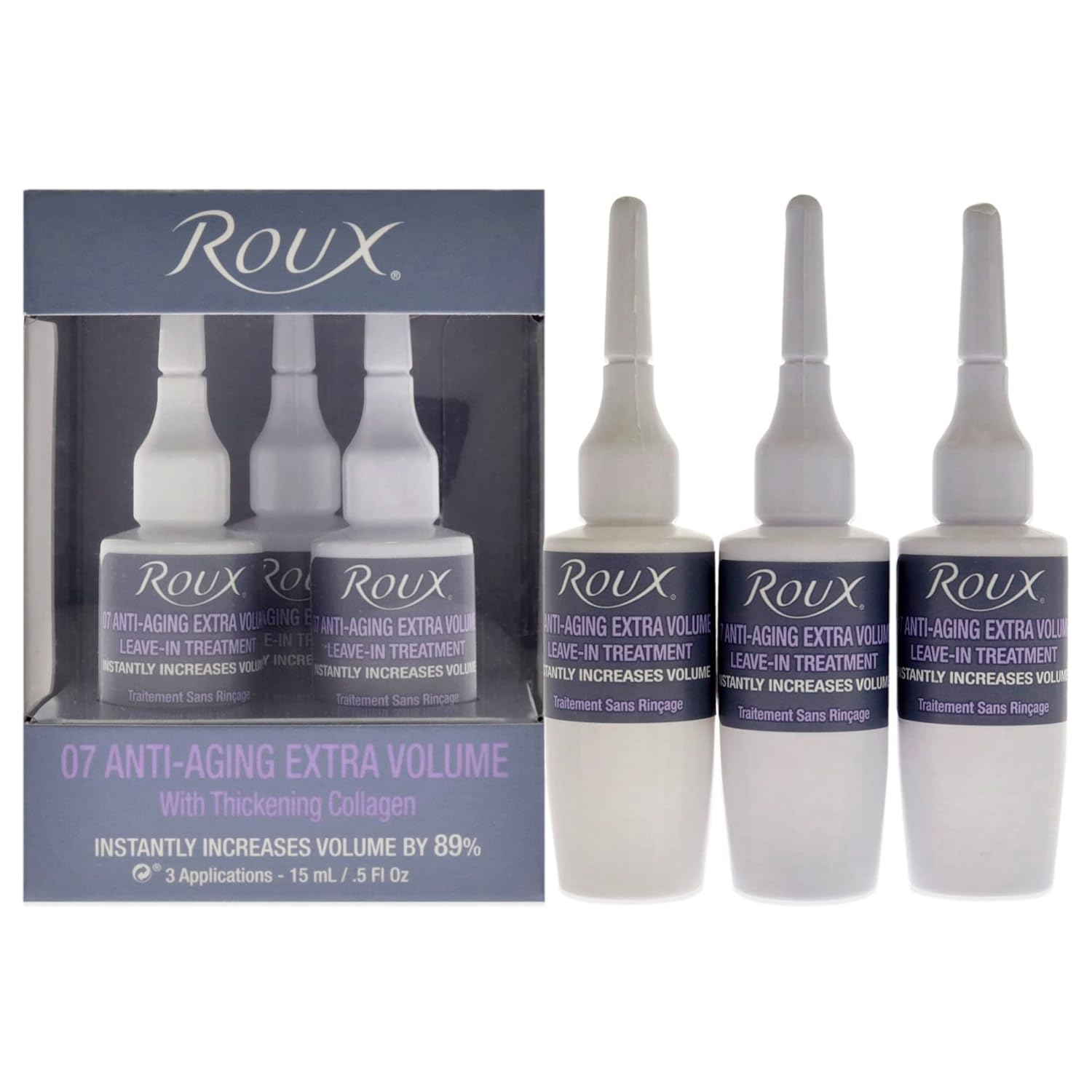 WHOLESALE ROUX 07 ANTI-AGING EXTRA VOLUME 0.5 OZ - BOX OF 3  - 48 PIECE LOT
