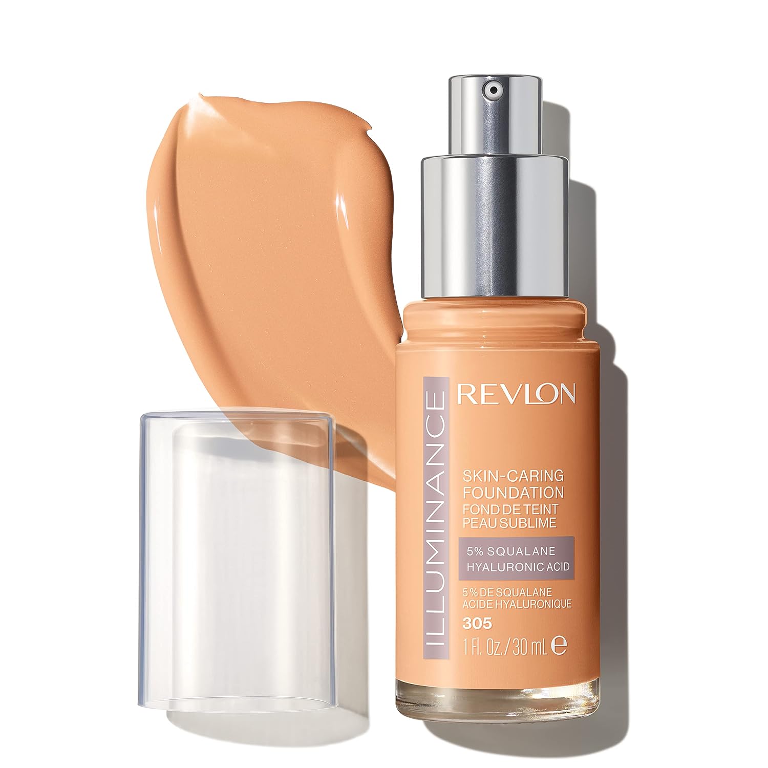 WHOLESALE REVLON ILLUMINANCE SKIN-CARING FOUNDATION 1 OZ - MEDIUM SAND 305 - 48 PIECE LOT