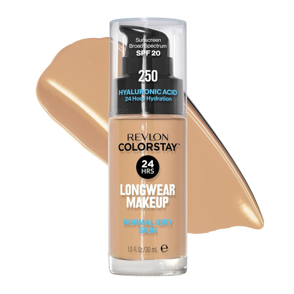 WHOLESALE REVLON COLORSTAY LONGWEAR MAKEUP NORMAL/DRY SKIN 1 OZ - FRESH BEIGE 250 - 48 PIECE LOT