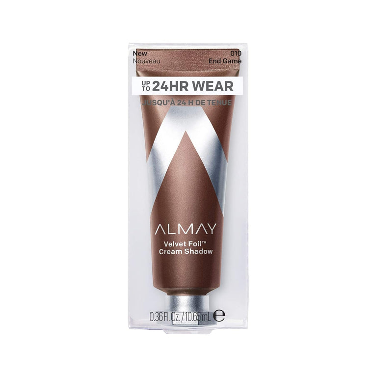 WHOLESALE ALMAY VELVET FOIL CREAM SHADOW 0.36 OZ - END GAME 010 - 72 PIECE LOT