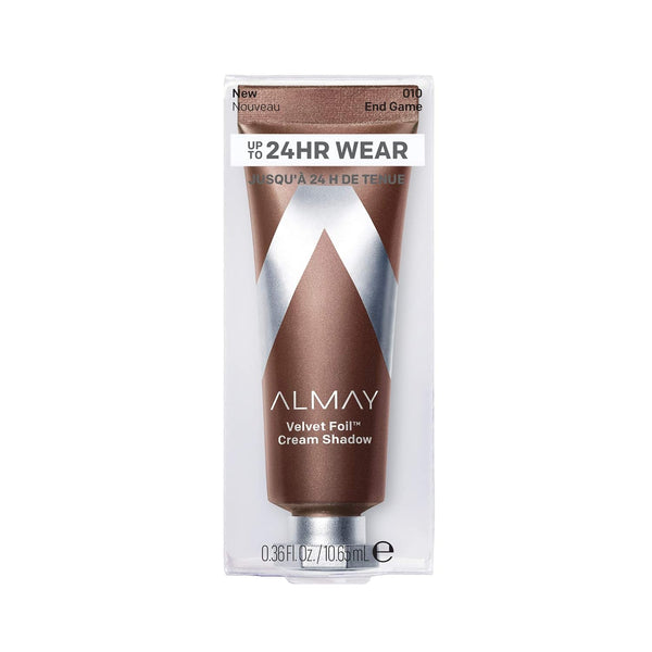 WHOLESALE ALMAY VELVET FOIL CREAM SHADOW 0.36 OZ - END GAME 010 - 72 PIECE LOT