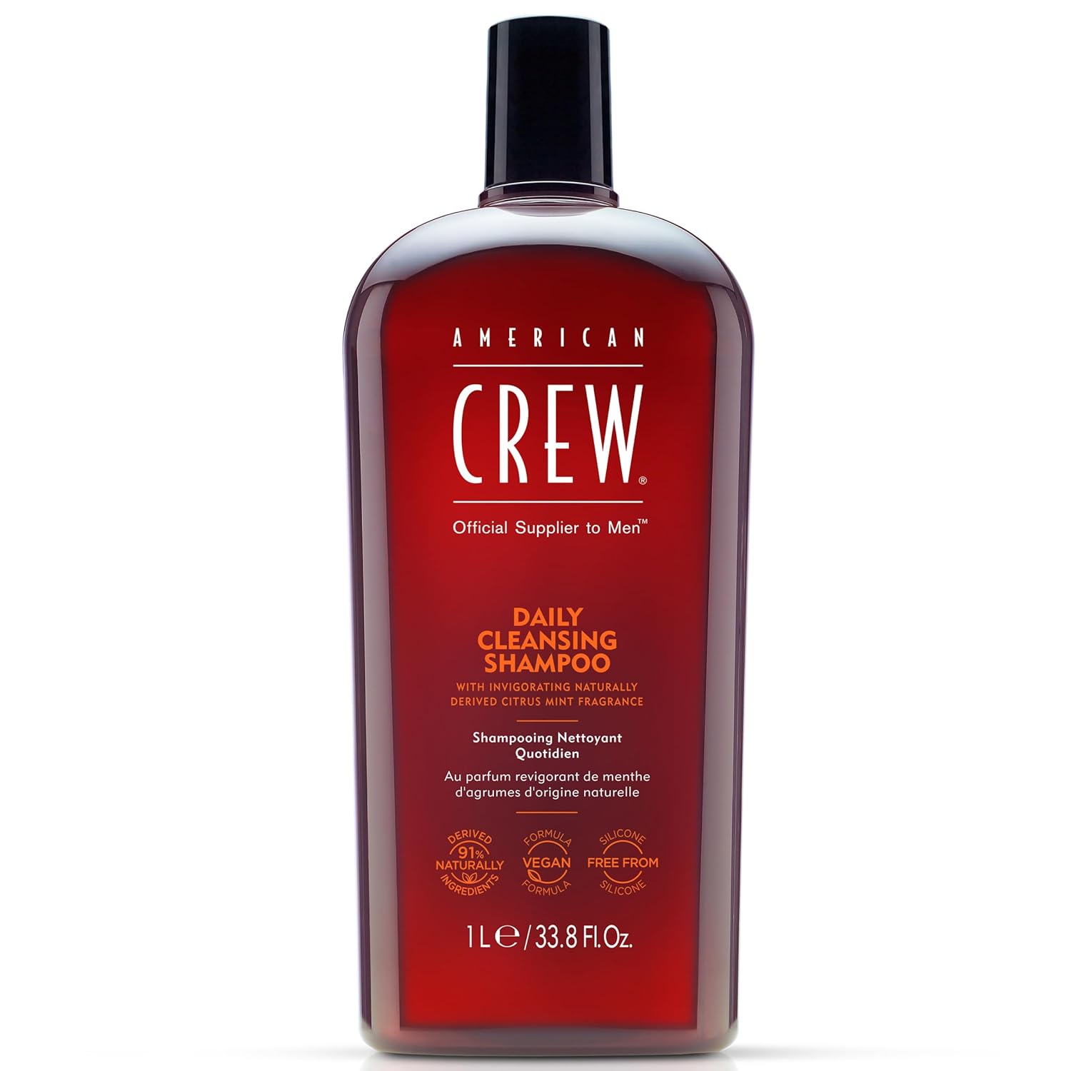 WHOLESALE AMERICAN CREW DAILY CLEANSING SHAMPOO 33.8 OZ - 24 PIECE LOT