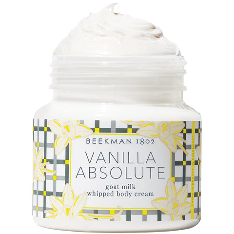 WHOLESALE BEEKMAN 1802 VANILLA ABSOLUTE GOAT MILK WHIPPED BODY CREAM 8 OZ - 48 PIECE LOT