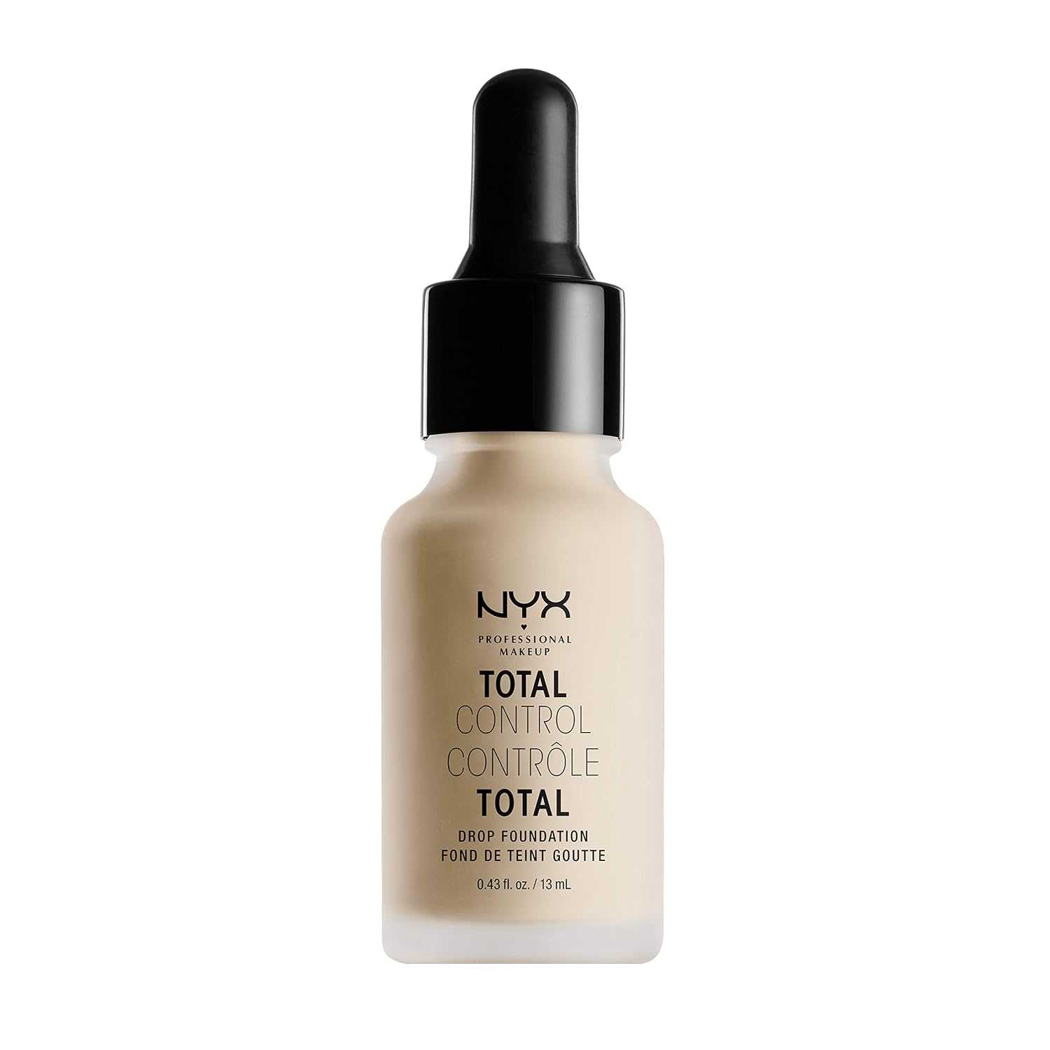 WHOLESALE NYX TOTAL CONTROL DROP FOUNDATION 0.43 OZ - ASSORTED SHADES - 50 PIECE LOT