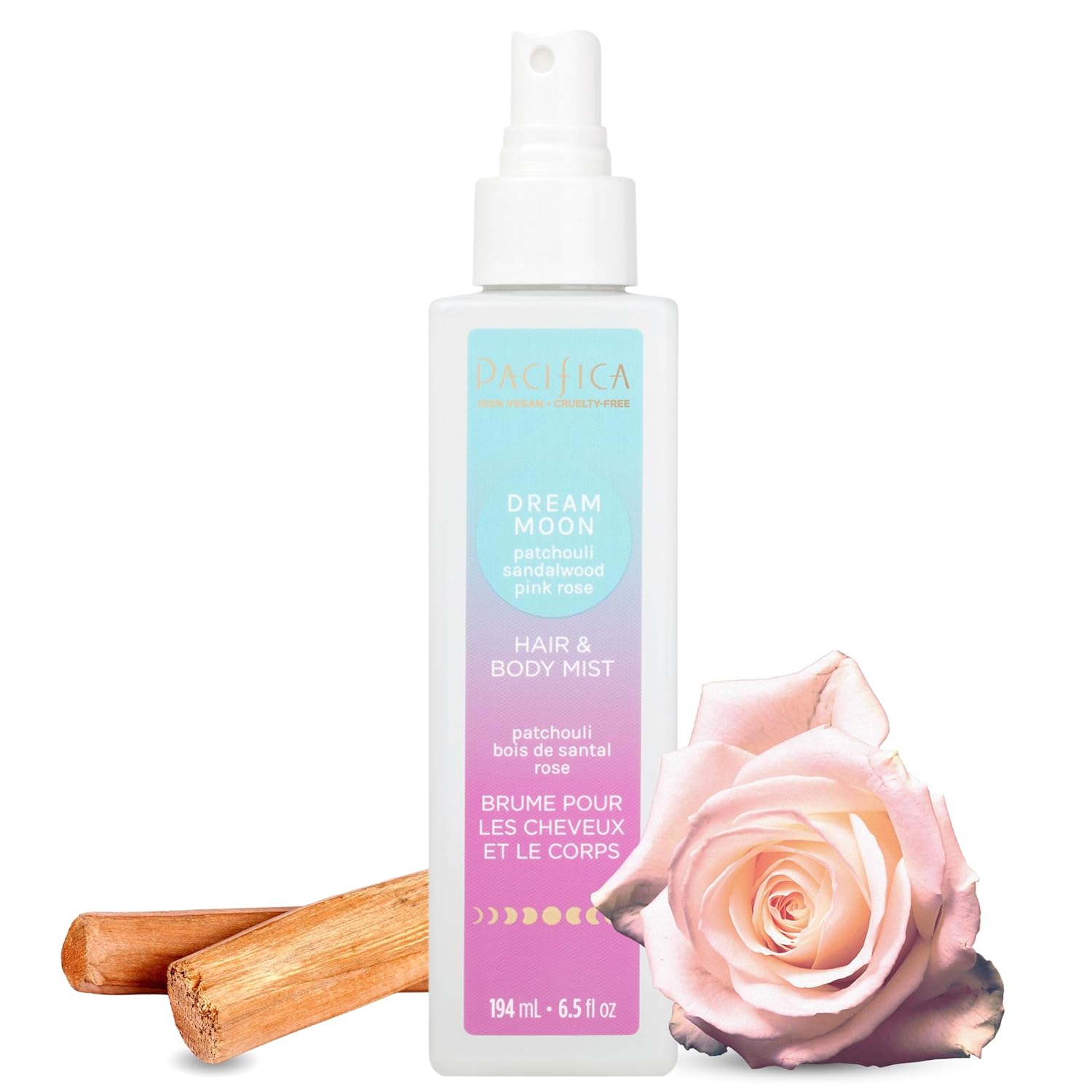 WHOLESALE PACIFICA DREAM MOON HAIR & BODY MIST 6.5 OZ - 48 PIECE LOT