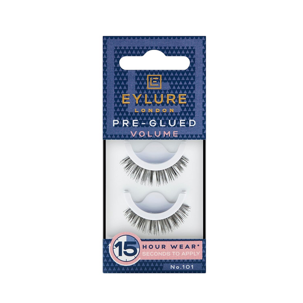 WHOLESALE EYLURE PRE-GLUED VOLUME FALSE EYELASHES - NO. 101 - 72 PIECE LOT